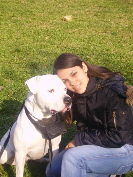 mon chien et ma soeur !!!!